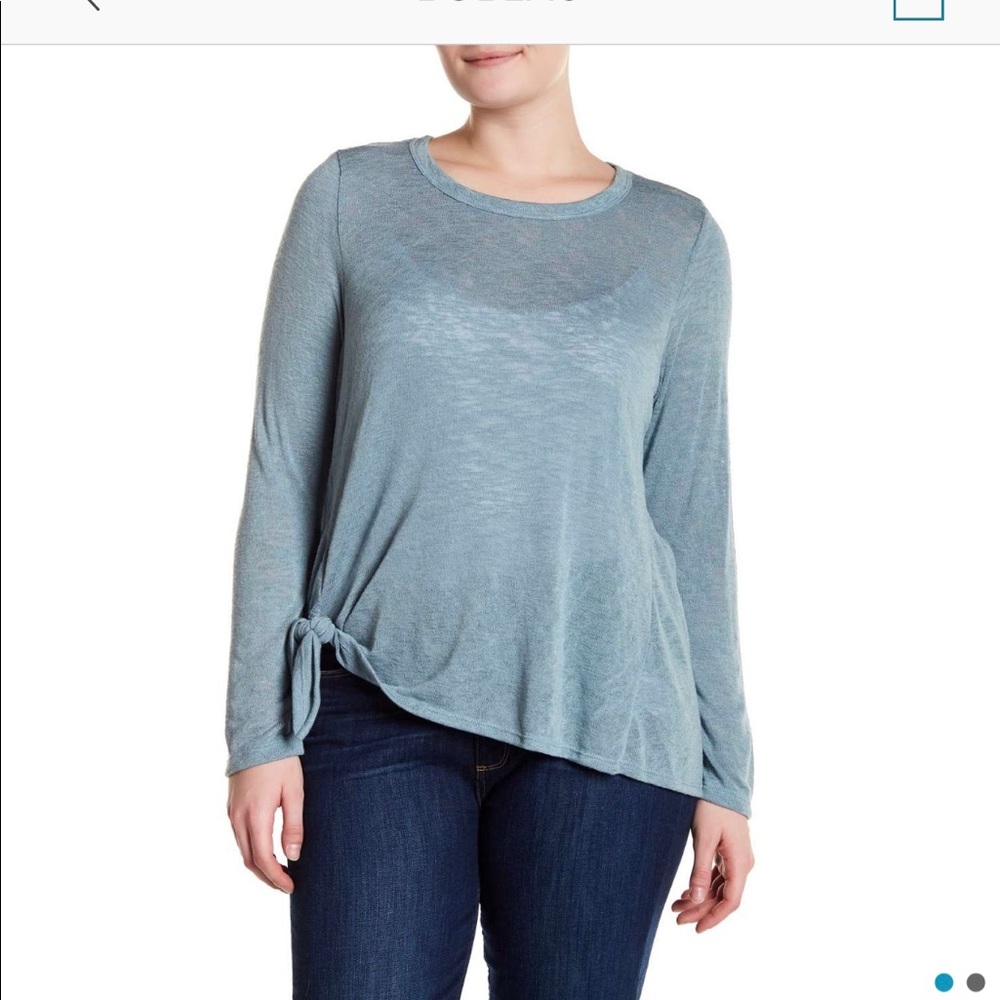 Bobeau Front tie Tee 1x